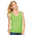 Ladies' L A T  Jersey Scoop Neck Tank Top